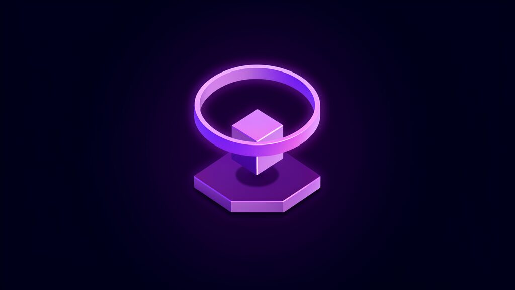 custom software development cost uk f ribbon loop encircling cube