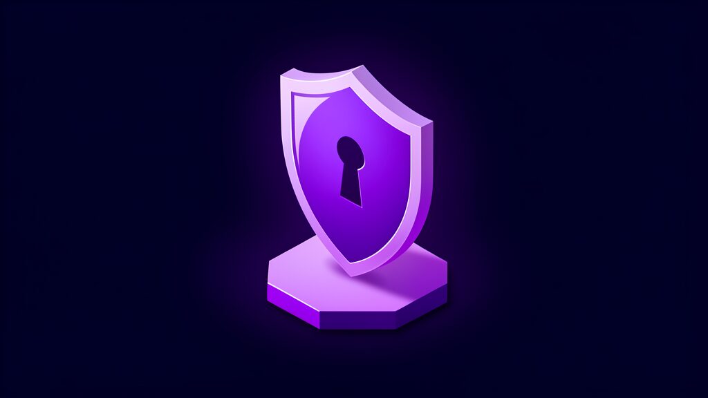 cyber essentials for suppliers contract clauses a shield with keyhole plinth