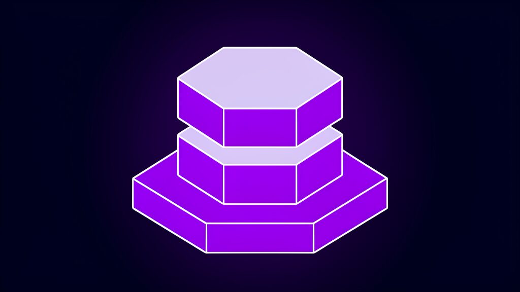 cyber resilience act uk companies f three stacked hexagonal slabs