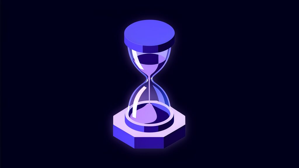 data governance framework for smes d single hourglass on plinth