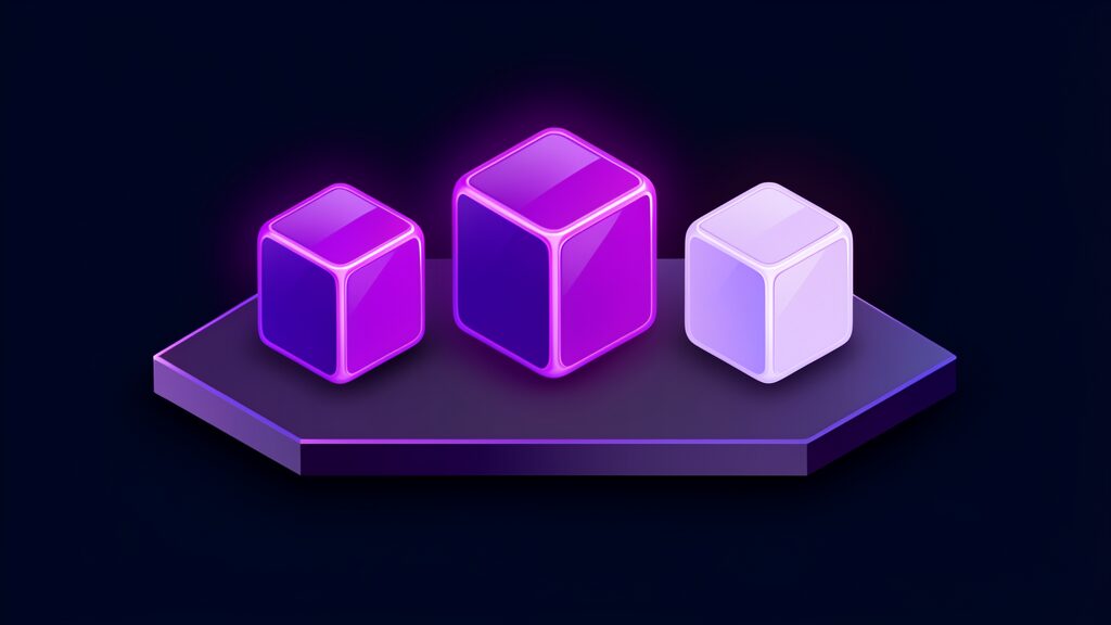 data warehouse vs data lake vs lakehouse b three glossy cubes in a row