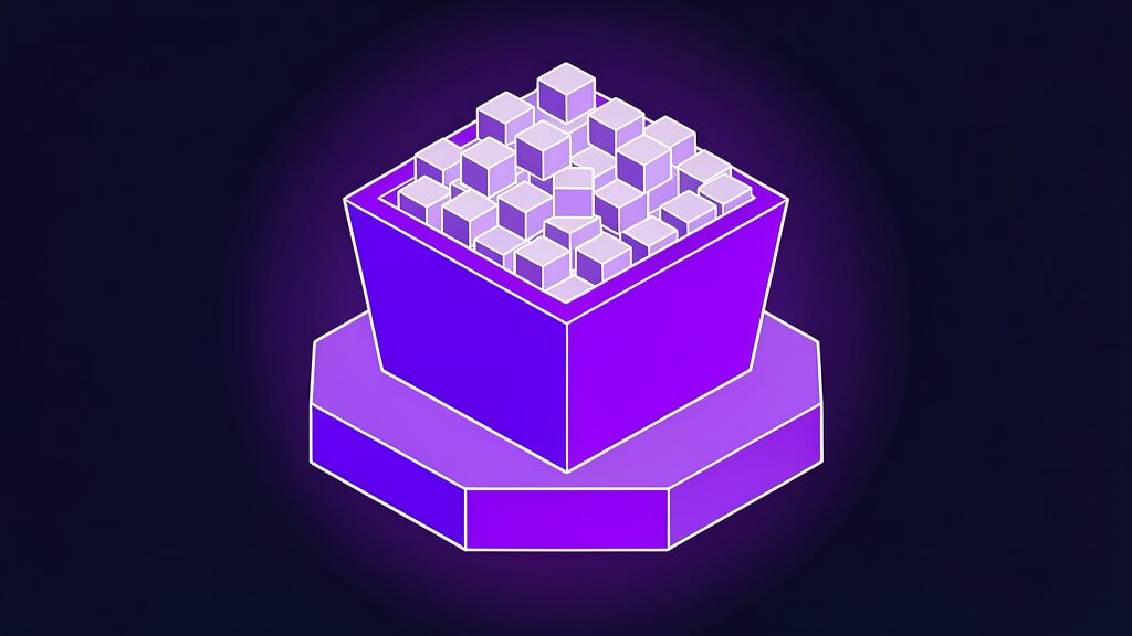 dit ai token exchange 160 providers low latency routing b solid bin full of cubes