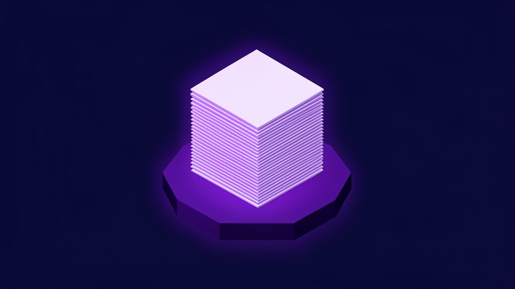 enterprise ai roi calculation f stack of blank paper sheets