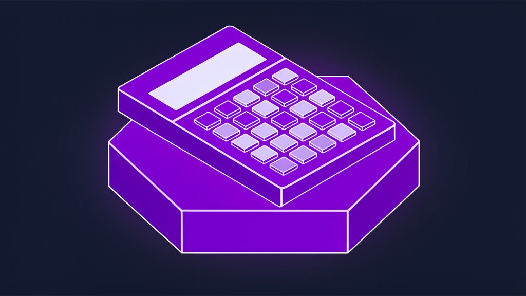 field service management software build vs buy c calculator with blank buttons