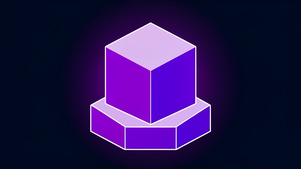 gemini 3 1 pro f big violet solid cube