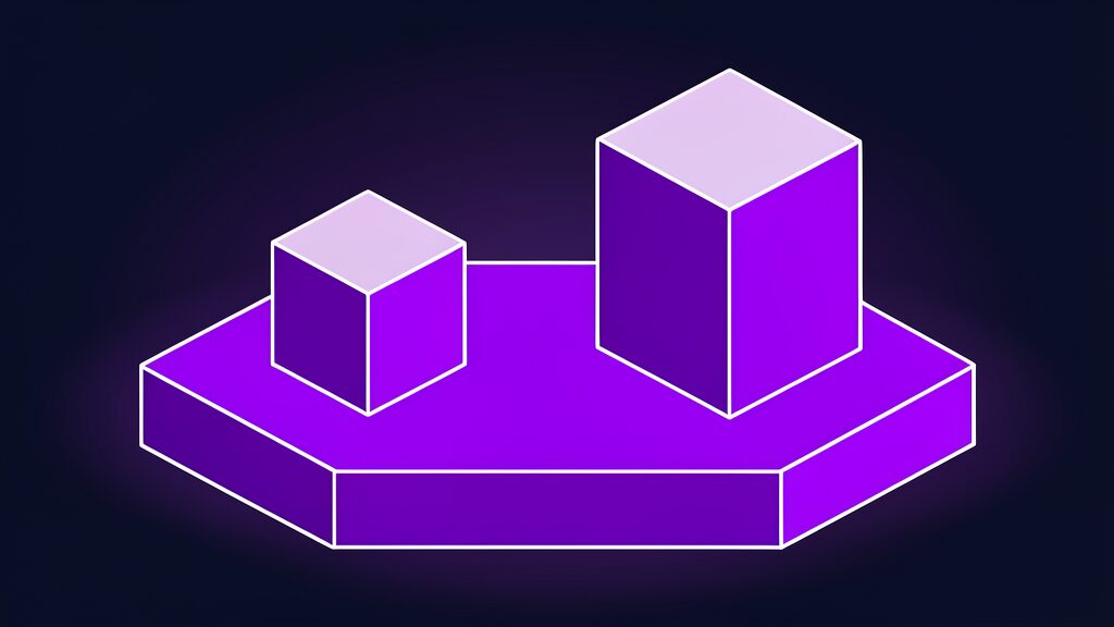grok imagine photo editing resizing b small and large cube