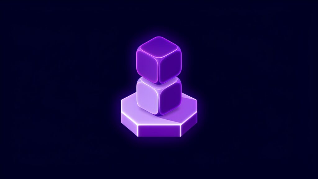 immutable backup 3 2 1 1 0 strategy b three stacked glossy cubes
