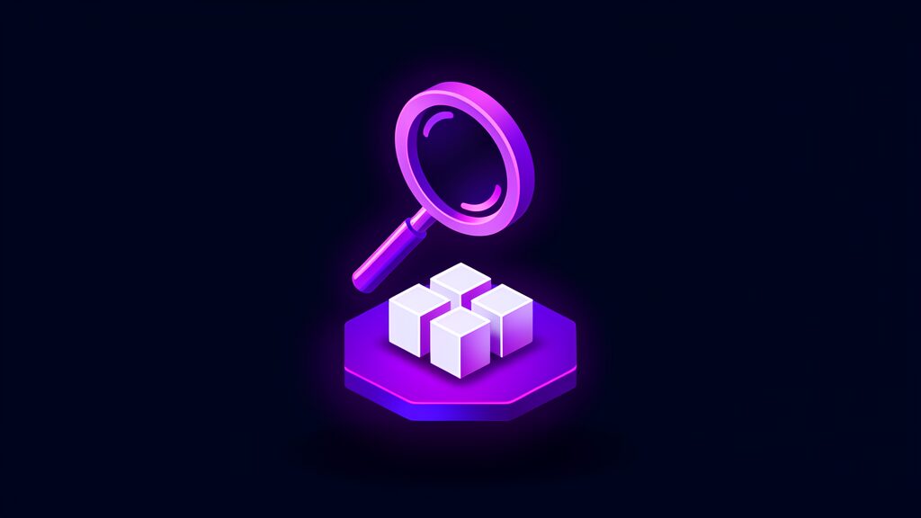 it provider onboarding checklist first 30 days b magnifier over blank cubes