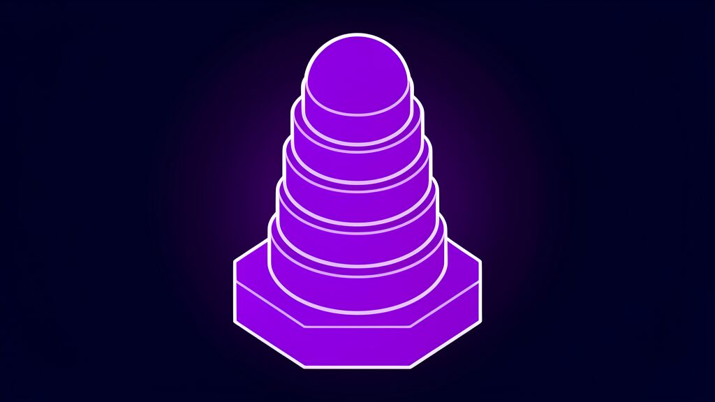 it support for charities a beehive four stacked domed rings