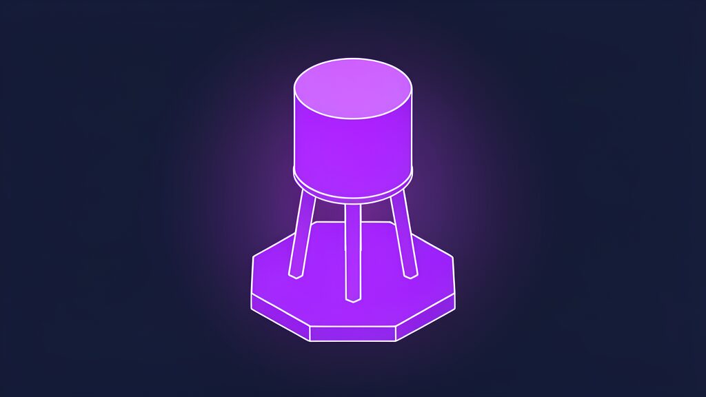 it support for dental practices a water tower round tank four legs