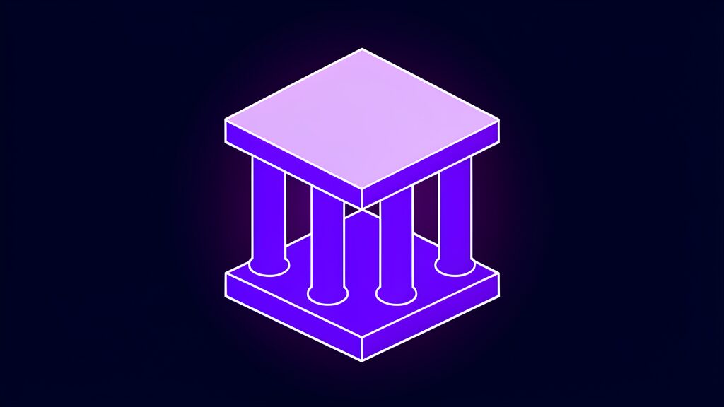it support for financial services a bank building pediment four columns
