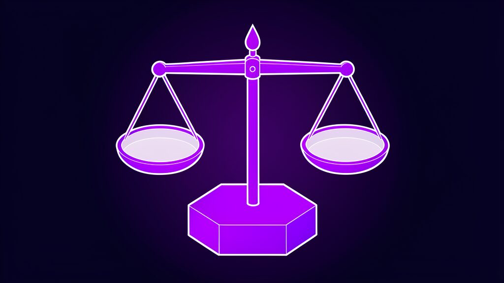 it support for law firms a balance scale two pans