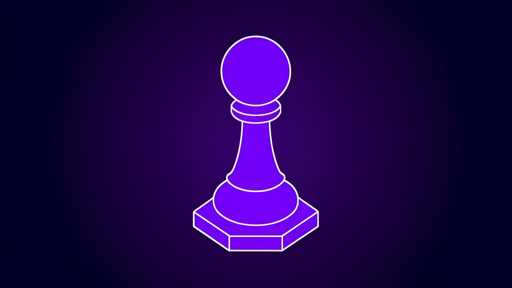 it support for schools d chess pawn round head tapered body