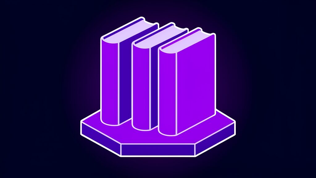 keenable web index for ai agents c three upright books row