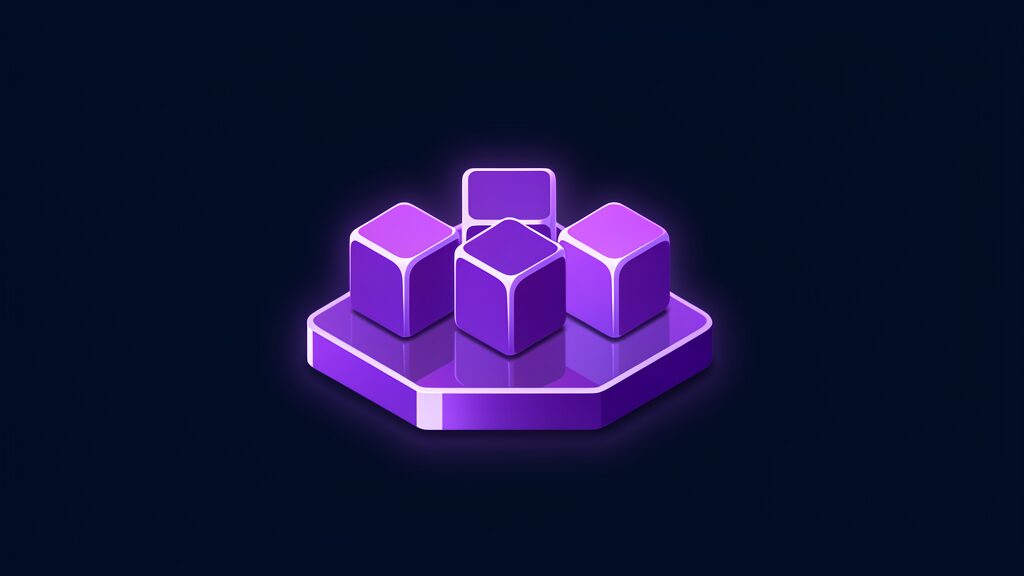kubernetes vs serverless vs virtual machines b three glossy cubes in a row