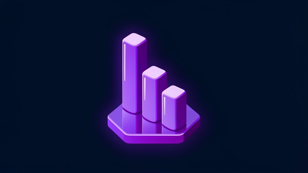 kubernetes vs serverless vs virtual machines d three rising rounded bars