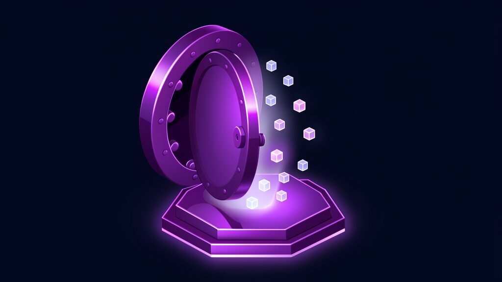 leaving an it provider what happens to your data a open vault door cubes