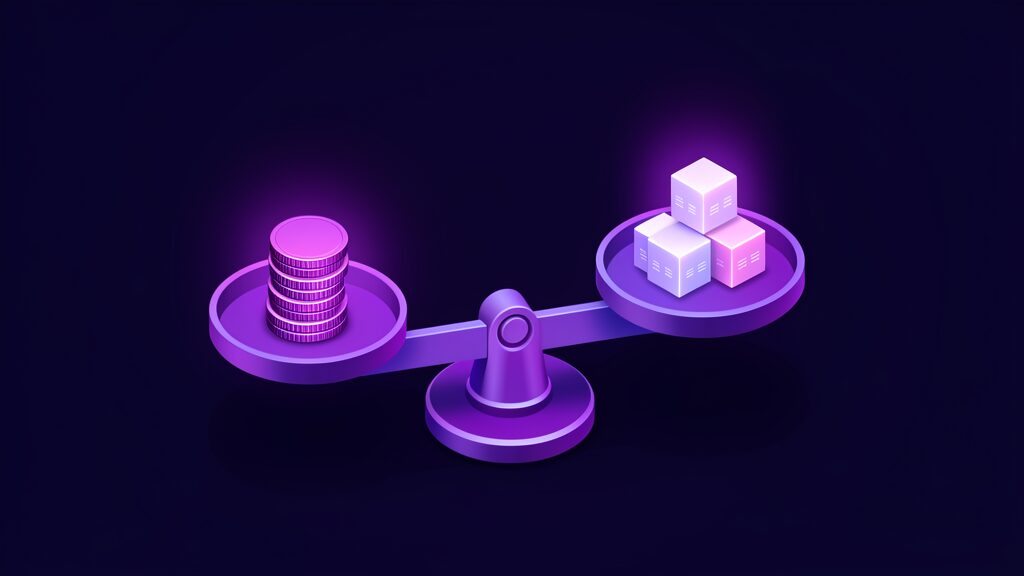 managed it support cost uk 2026 c balance scales weighing coins and servers