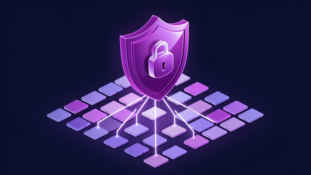 managed it support cost uk 2026 f shield and padlock over laptop grid