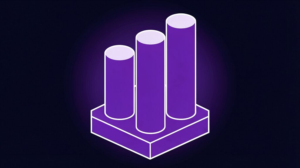 measure brand visibility chatgpt gemini perplexity a three ascending rounded pillars