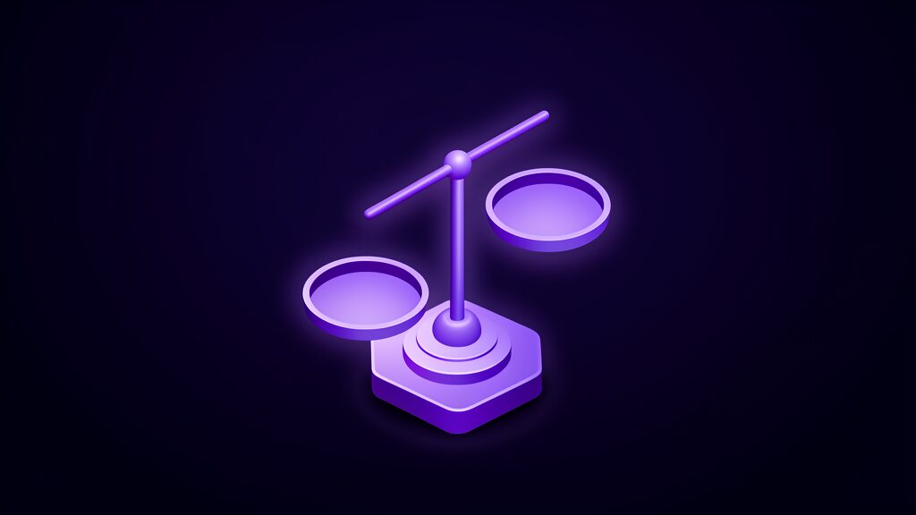 mvp development cost uk e balance scale with empty pans