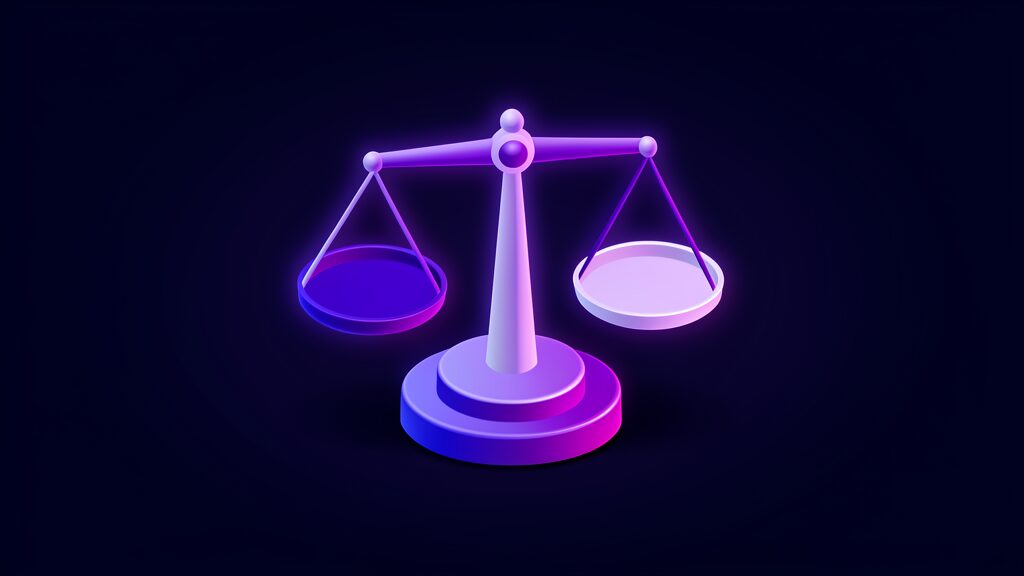 power automate vs custom workflow development e balance scale on plinth