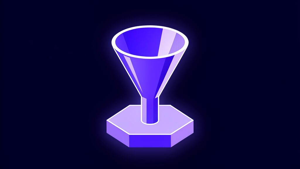 prepare business data for ai a single funnel on plinth