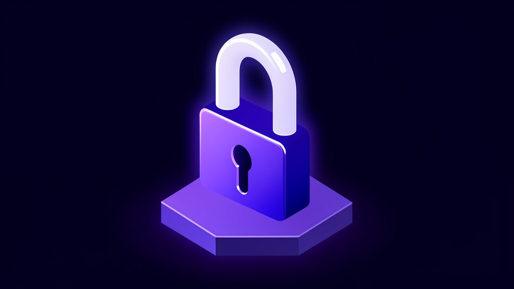 prepare business data for ai d padlock shut on plinth