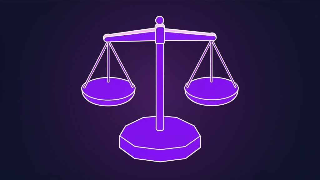 private ai for uk businesses e balance scale two pans