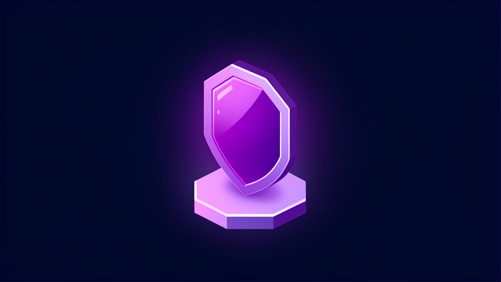 prompt injection risk assessment business ai a hexagonal shield upright