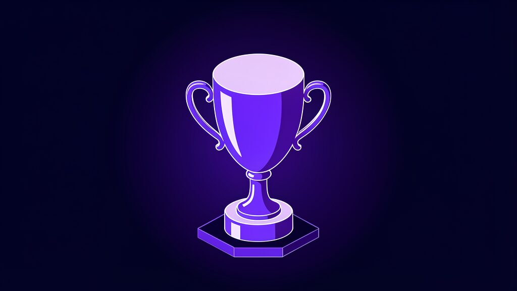 rote playoffs modiqo ai hackathon a solid trophy cup