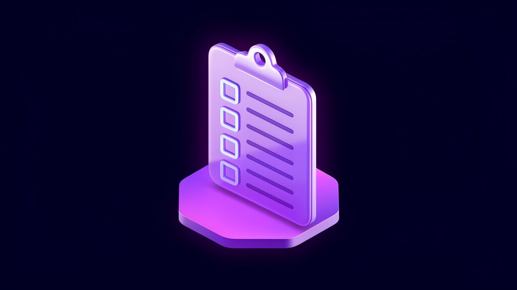 software handover checklist changing development partners d clipboard checkboxes plinth