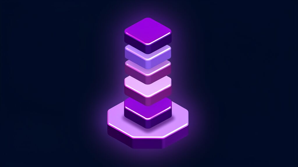 supplier cyber risk assessment checklist c five stacked hexagon tiles