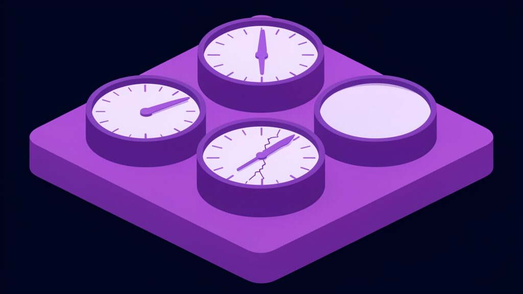 switch it support providers without disruption b broken service gauges on a dark dashboard