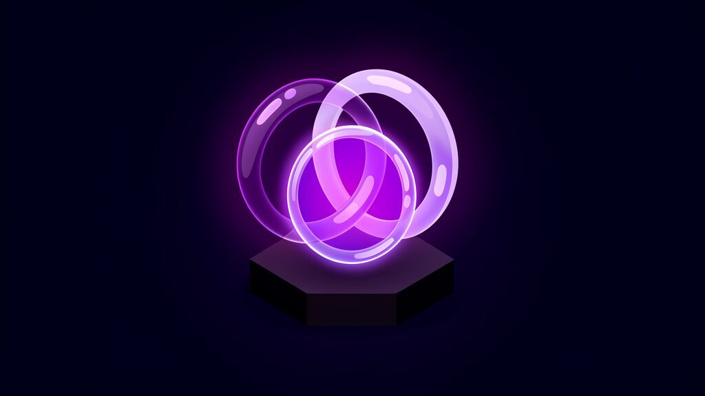 switch it support providers without disruption c two overlapping glass rings
