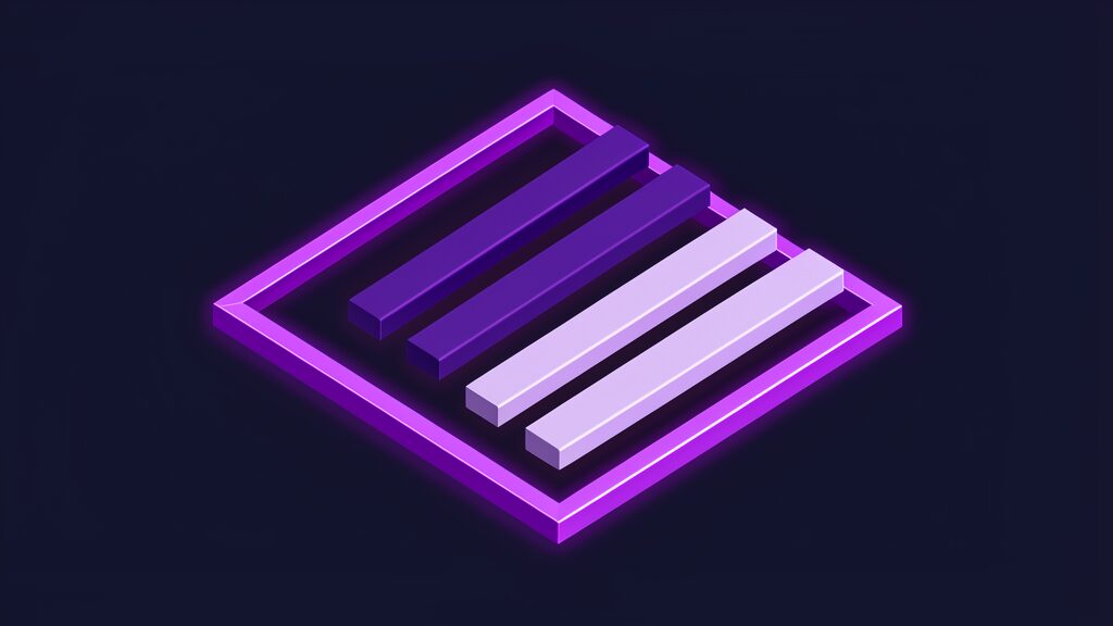 technology roadmap template growing businesses b layered blank horizon bars in grid frame
