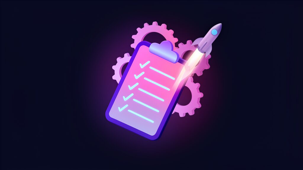 website redesign seo migration checklist e clipboard checklist gears rocket