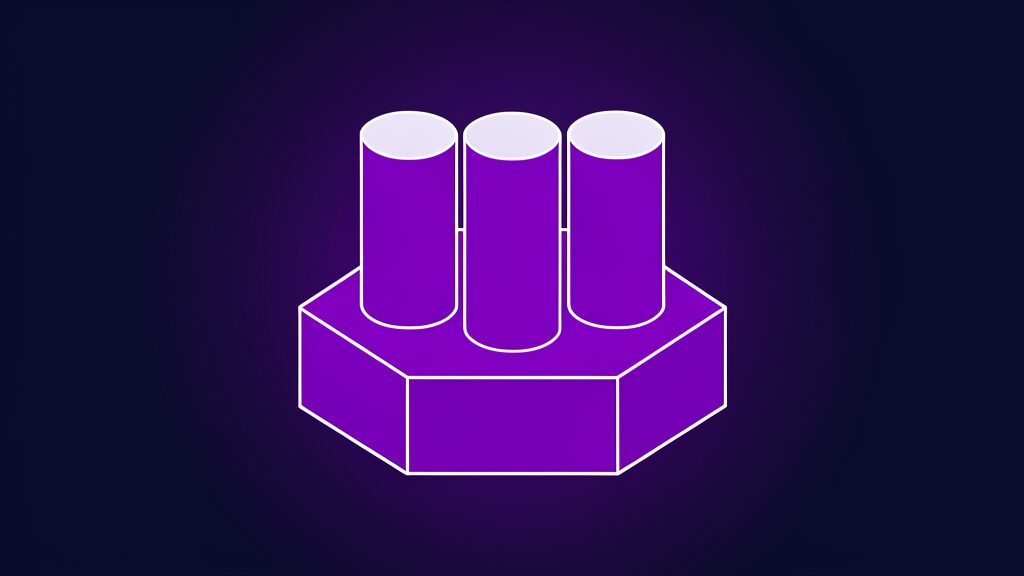wordpress vs headless cms b2b b three identical upright cylinders