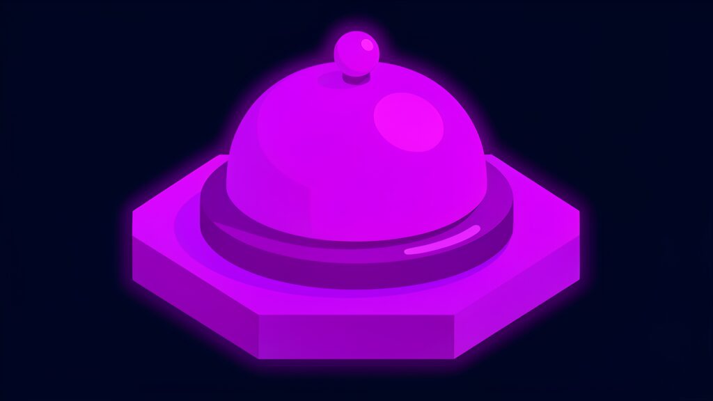 jev model typesafe ai programmatic logic b desk bell dome on round base