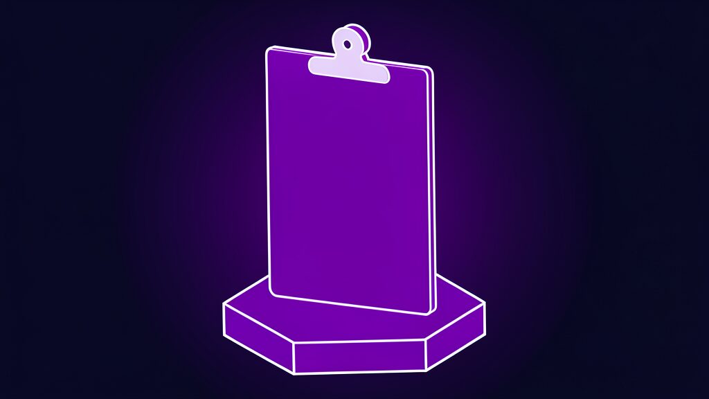 openai automated research intern b clipboard slab with one rounded clip