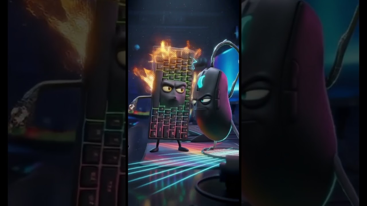 For Keyboard vs Mouse: The Ultimate 3D Roast Battle 😂🔥