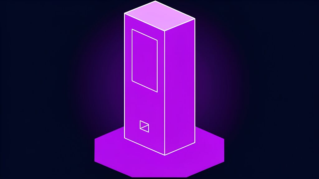 typesafe ai jev developer adoption in production a typesafe ai vending cabinet with one recessed panel and a slot