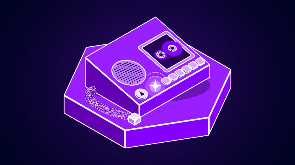 ai operating system chesky airbnb agents interview f answering machine with a blinking light