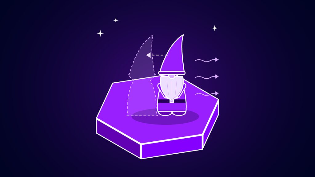 ai vision visual illusion motion aftereffect f garden gnome beside a shifted ghost of itself