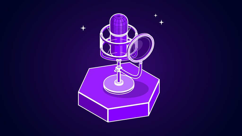 anthropic voice data claude ai model training a condenser microphone in a spider shock mount behind a pop filter