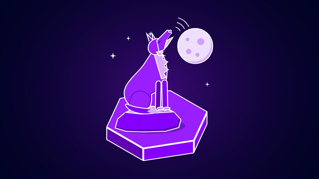 audible interactive story ai dracula renfield d wolf howling at the full moon from a rock