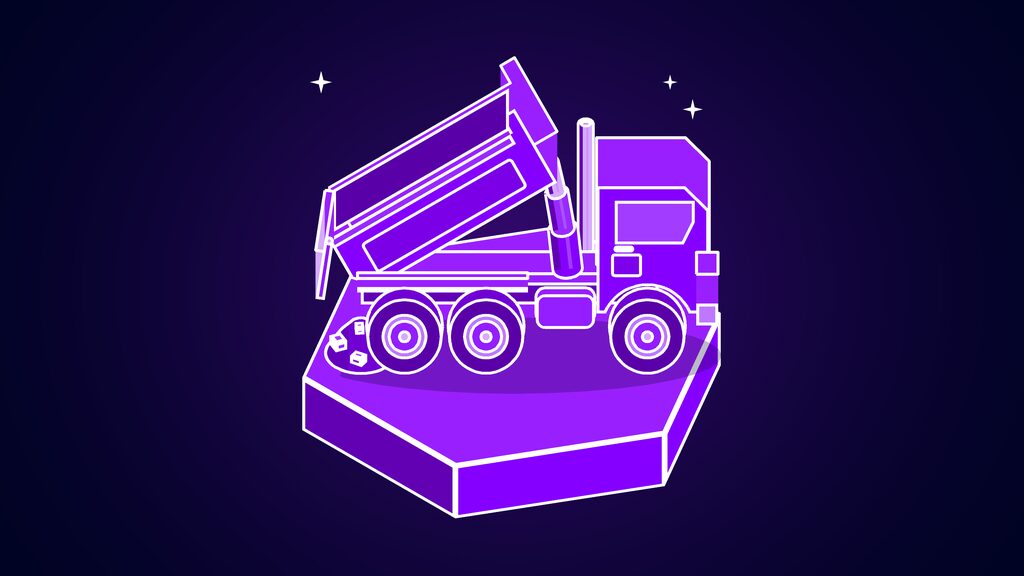 bim vs cad key differences aec projects a dump truck tipping its raised body