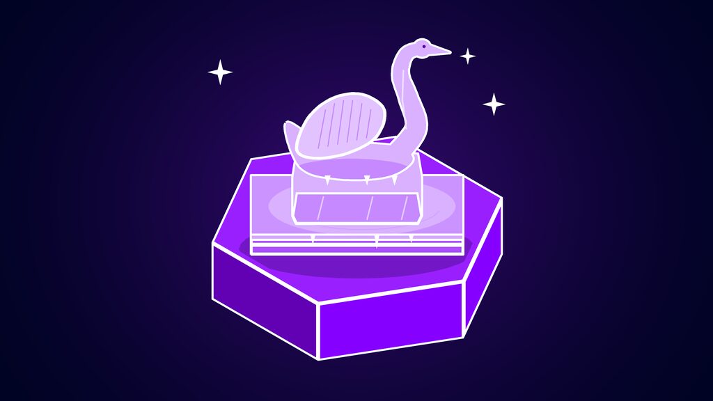 chatgpt watermark eu text openai textgrain e ice swan sculpture melting on a tray