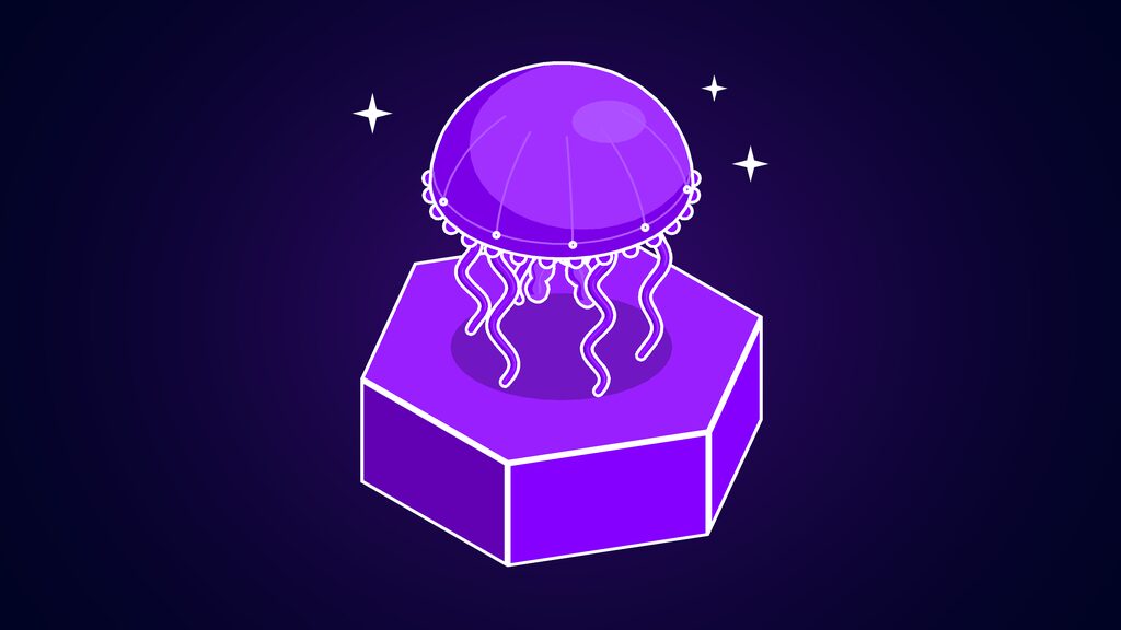 cognitive science ai brain not database a jellyfish with a domed bell and trailing tentacles