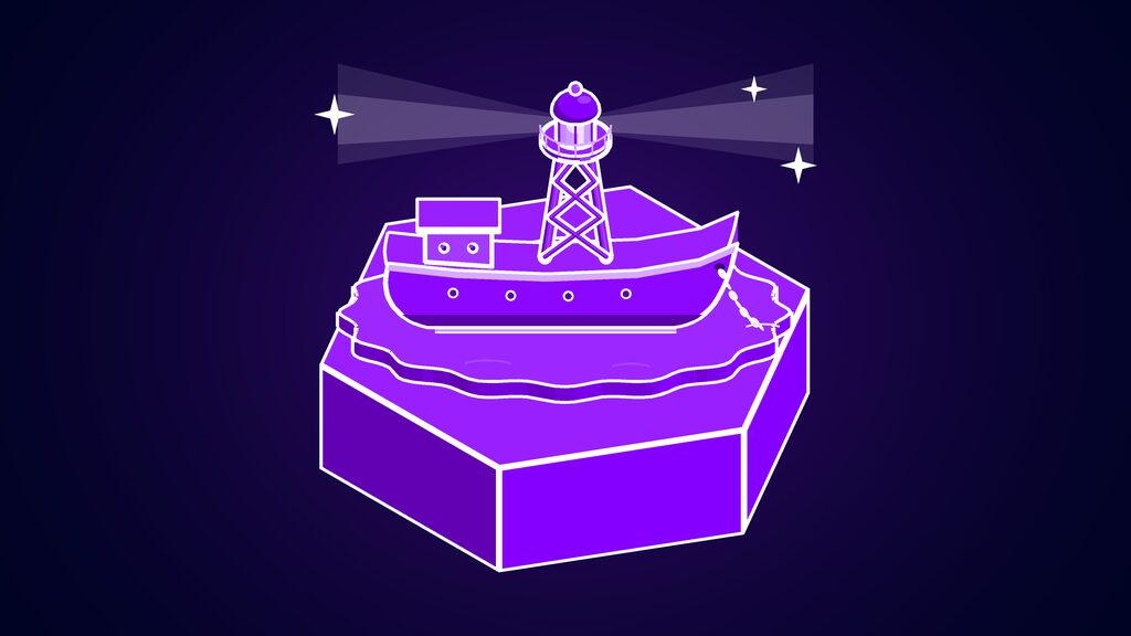 data center energy ai environmental threat c lightship with a lantern tower and beams